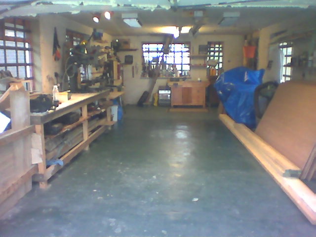 The start, an empty garage!
