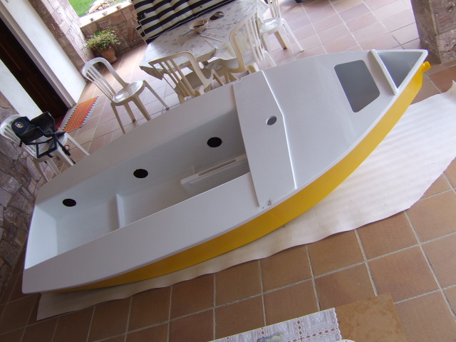 Painted boat 1
CR-11 Open Stern version.
