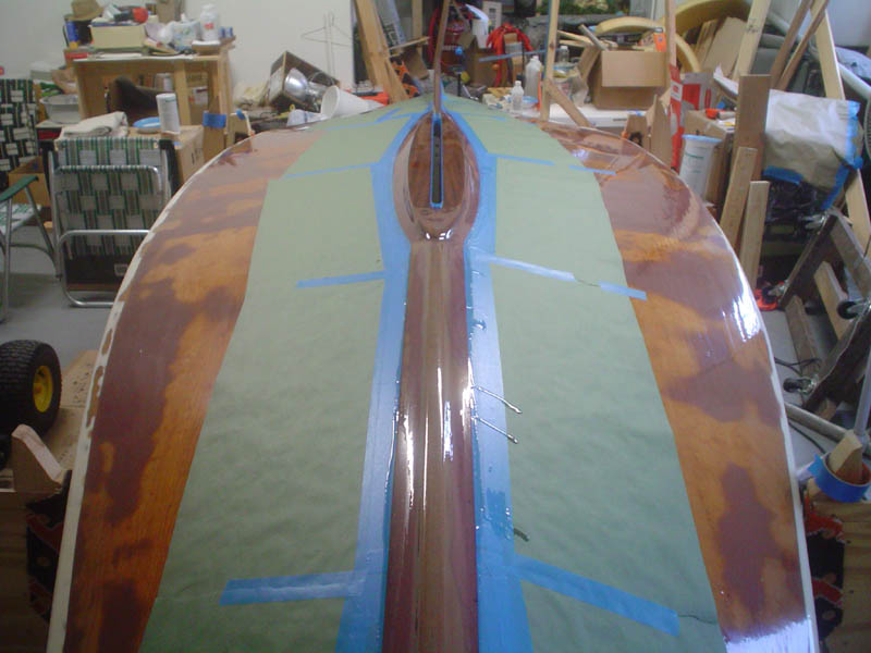 Last epoxy on hull!
papered and two last coats on there!  Other than completing the Rudder Head, this is the last epoxy to go on the hull.  Planned anyway....
