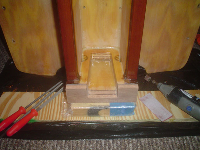 Clean up the tabernacle forward base trim
