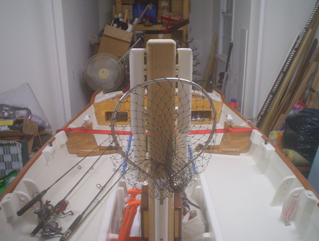 Utility Mast prototype ready to test in the tabernacle
