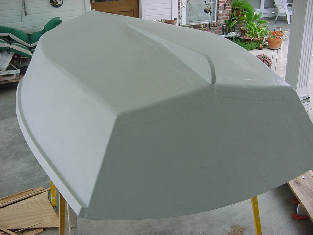 Primer coat aft
Here's how she looks now.  

