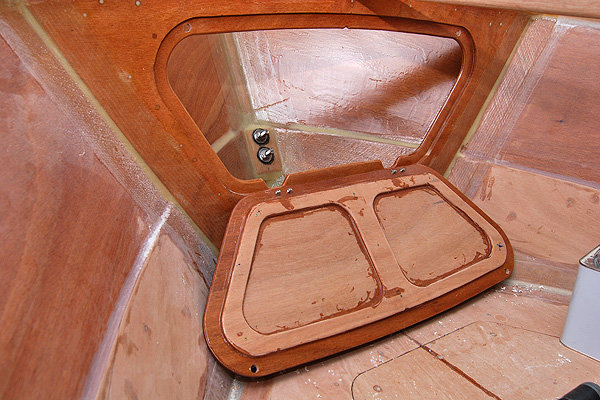 C17: Frame "A" hatch in open position.
