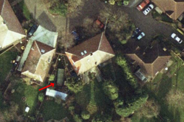 C17: Tent from Google Earth.
I'm guessing, but I think this image was from around Jan/Feb 2006.
