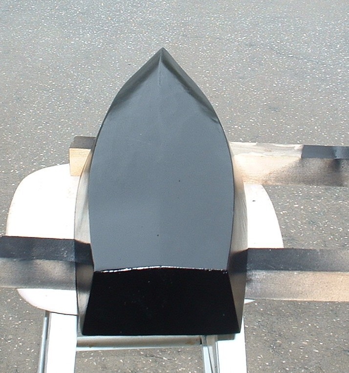 stern of the model
