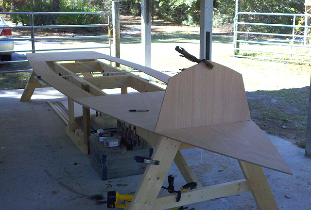 Deck and frame A
