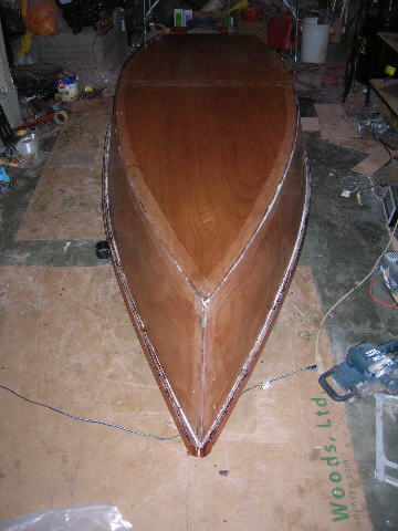 boat 13
Hull flipped and epoxied.
