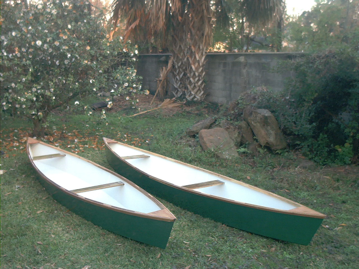 finished pair
Keywords: CC14 Cheap Canoe