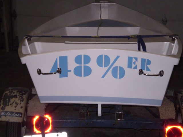 transom
The 48%er is along standing joke between my brother and I. I basicly has to to with is inhertance. He was going to buy a boat with his sahre,then I told him he will only get 48%.
Keywords: 48 %er