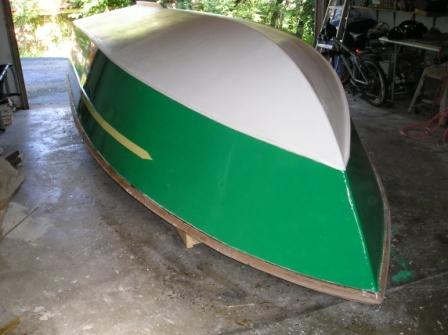 Aug 29 status
Hull ready to build the rolling cradle and add a metal protection strip for the keel near the cut water 
