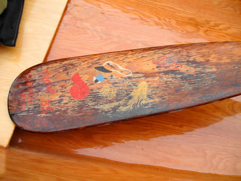 resurrected boy scout paddle. had this 40 years
