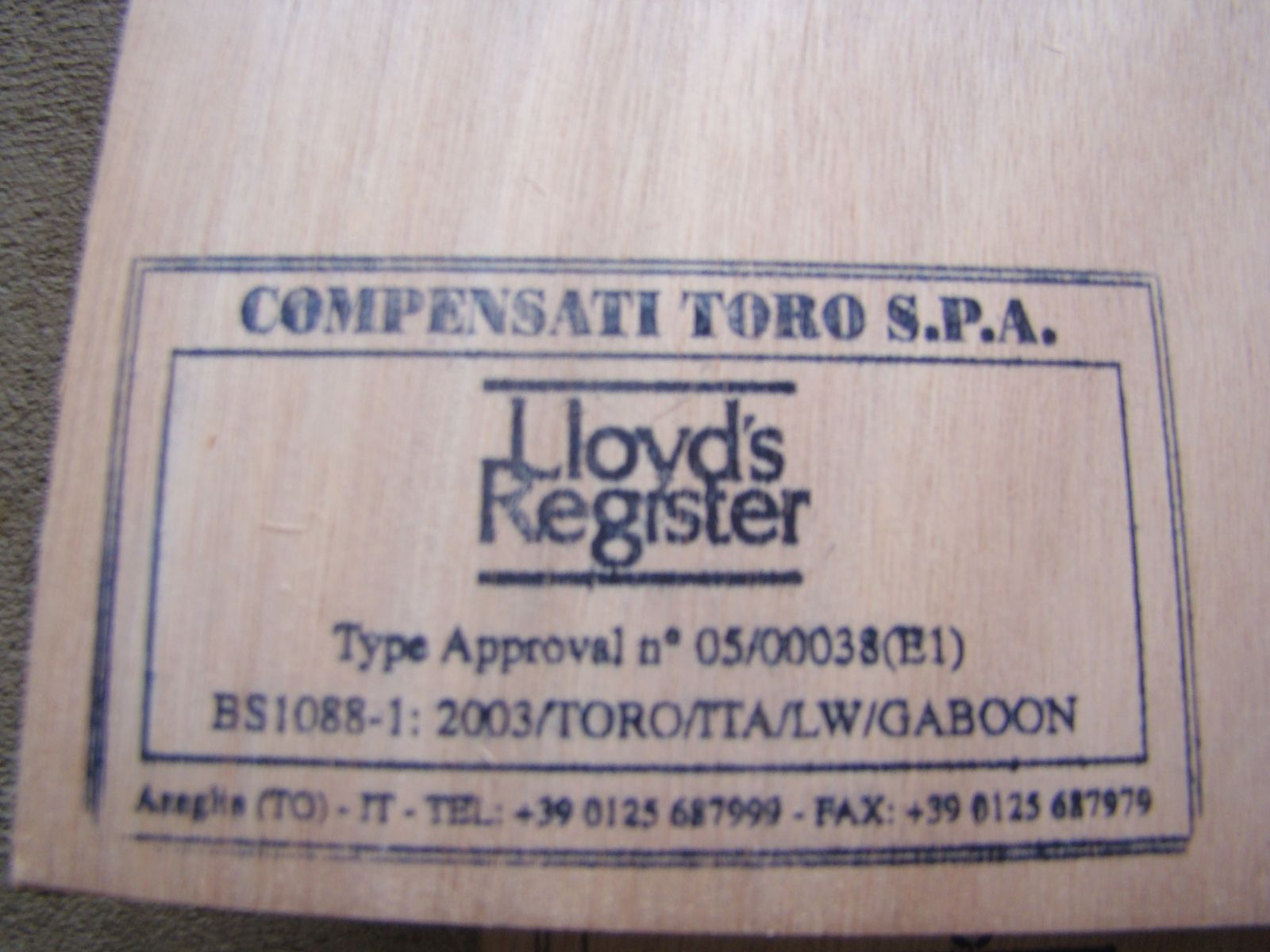 Wood Label
